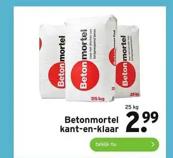 GAMMA Betonmortel kant-en-klaar aanbieding