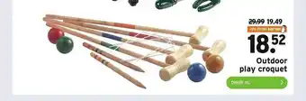 GAMMA Outdoor play croquet aanbieding