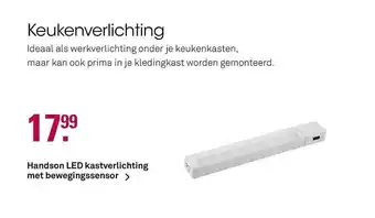 Karwei Handson led kastverlichting met bewegingssensor aanbieding