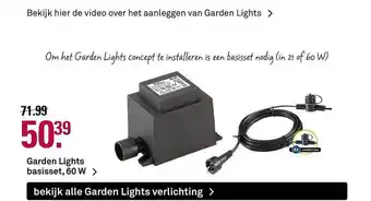 Karwei Garden lights basisset, 60 w aanbieding