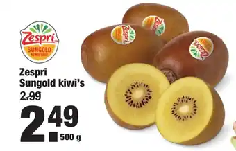 ALDI Zespri Sungold kiwi's  500 gr aanbieding