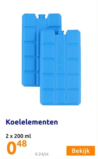 Action Koelelementen aanbieding