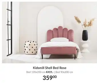 Babypark Kidsmill Shell Bed Rose aanbieding