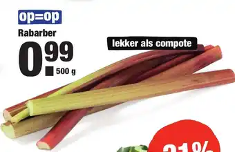 ALDI Rabarber 500gr aanbieding