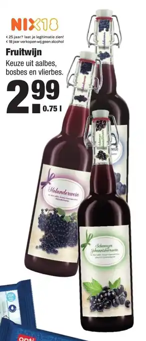 ALDI Fruitwijn 750 ml aanbieding