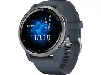 MediaMarkt Garmin venu 2 blauw/zilver aanbieding