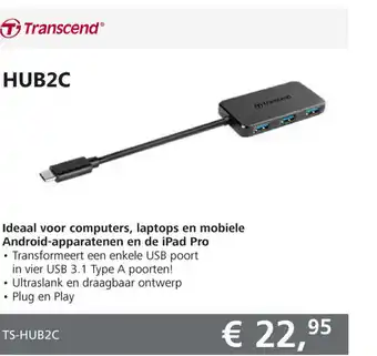 Informatique Transcend HUB2C aanbieding