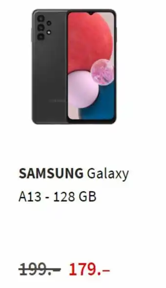 MediaMarkt Samsung Galaxy A13 - 128 GB aanbieding