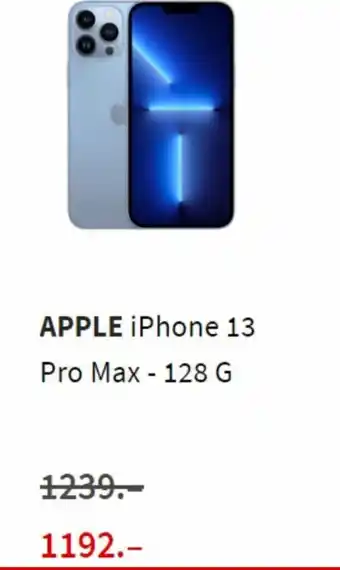 MediaMarkt Apple iPhone 13 pro max - 128GB aanbieding