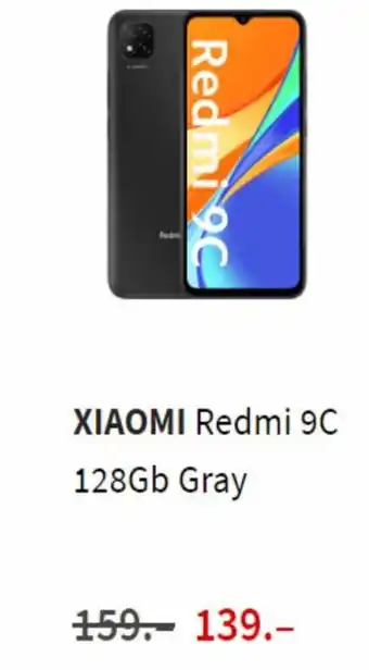 MediaMarkt Xiaomi Redmi 9C 128GB Gray aanbieding