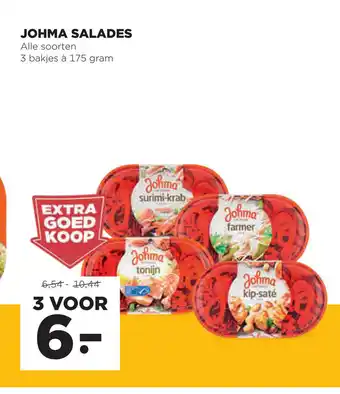 Jumbo Johma salades 3 bakjes a 175 gram aanbieding