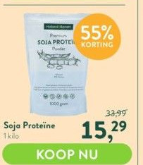 Holland & Barrett Soja proteïne aanbieding