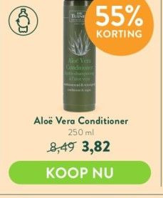 Holland & Barrett Aloë vera conditioner aanbieding