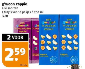 Poiesz G'woon zappie aanbieding