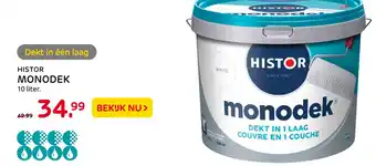 Praxis Histor monodek 10liter aanbieding