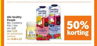 Albert Heijn Alle Healthy People 1 liter aanbieding