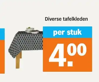 Albert Heijn Diverse tafelkleden aanbieding