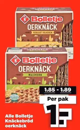 PLUS Alle Bolletje Knäckebröd oerknäck aanbieding