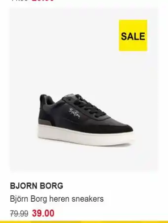 Scapino Bjorn Borg heren sneakers aanbieding