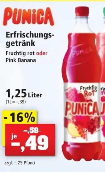 Thomas Philipps Punica Erfrischungs-getrank Fruchtig rod oder 1,25 Liter aanbieding