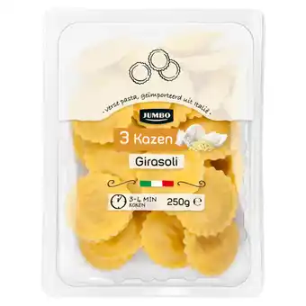 Jumbo Jumbo verse pasta 3 kazen girasoli 250g aanbieding