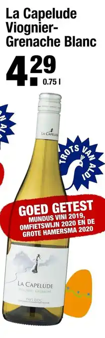 ALDI La Capelude Viognier-Grenache Blanc 750ml aanbieding