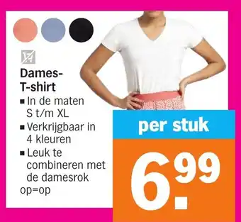 Albert Heijn Dames-T-shirt S-XL aanbieding