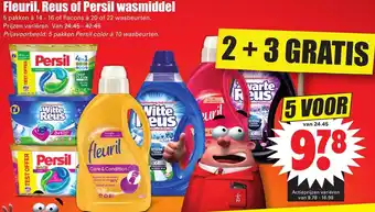 Dirk Fleuril, Reys of Persil wasmiddel 2+3 aanbieding