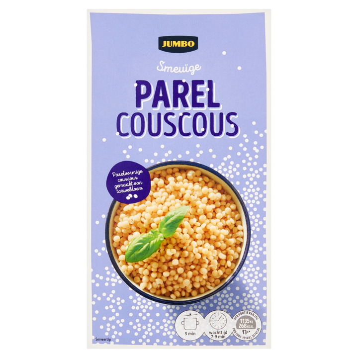 Jumbo parel couscous smeuïg 275g aanbieding bij Jumbo