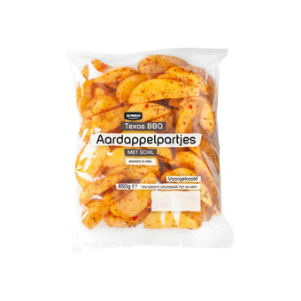 Jumbo Jumbo texas bbq aardappelpartjes met schil 450g aanbieding