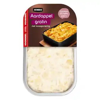 Jumbo Jumbo aardappelgratin met kaas 625g - voordeelverpakking aanbieding