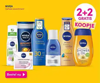 DA Nivea 2+2 gratis aanbieding