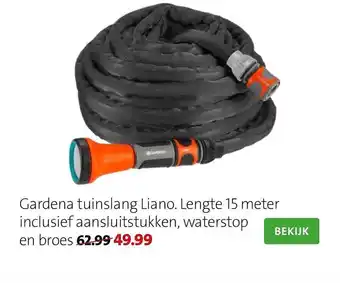 Intratuin Gardena tuinslang liano aanbieding