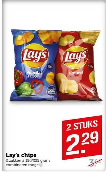 CoopCompact Lay's chips aanbieding