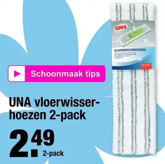 ALDI UNA vloerwisserhoezen 2-pack aanbieding