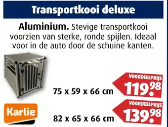 Huisdier Voordeelshop Transportkooi deluxe aanbieding