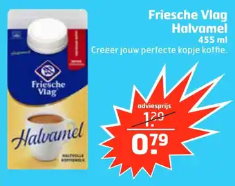 Trekpleister Friesche Vlag Halvamel 455ml aanbieding