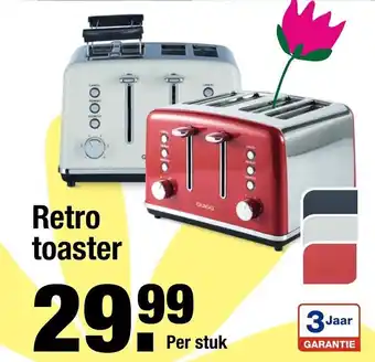 ALDI Quigg Retro toaster aanbieding