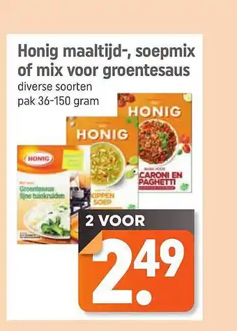 Lekker Makkelijk Honig maaltijd-, soepmix of mix voor groentesaus aanbieding