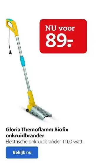 Pets Place Gloria themoflamm biofix onkruidbrander aanbieding