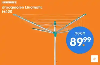 Blokker Leifheit droogmolen linomatic m400 aanbieding