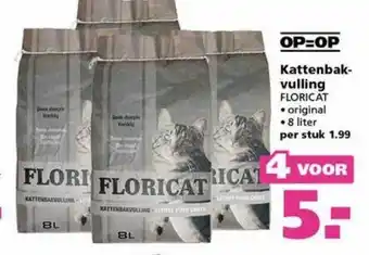 Ranzijn Kattenbakvulling floricat aanbieding