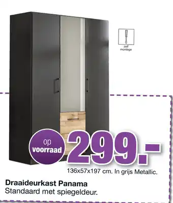 Budget Home Store Draaideurkast Panama aanbieding