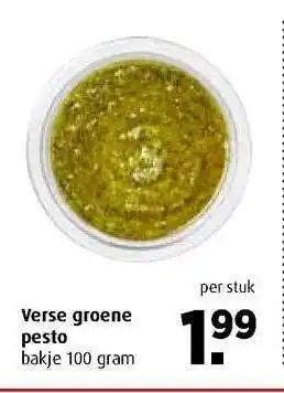 Boni Verse groene pesto aanbieding