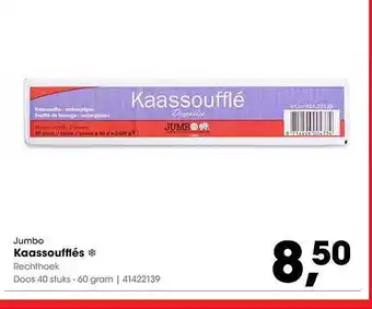 HANOS Jumbo kaassoufflés aanbieding