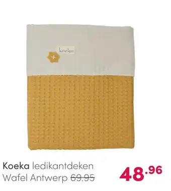 Baby & Tiener Koeka ledikantdeken Wafel Antwerp aanbieding