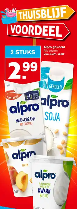 Hoogvliet Alpro gekoeld aanbieding