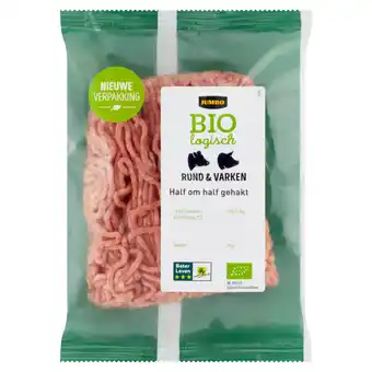 Jumbo Jumbo half om half gehakt biologisch 300g aanbieding