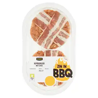 Jumbo Jumbo kipburger met spek 200g aanbieding