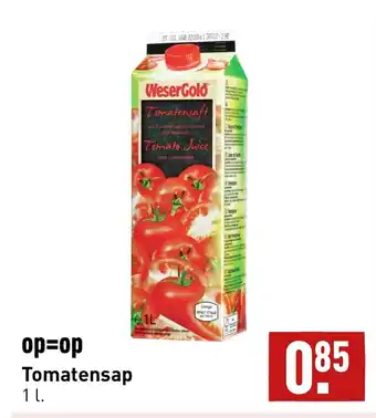 ALDI Tomatensap 1 L aanbieding